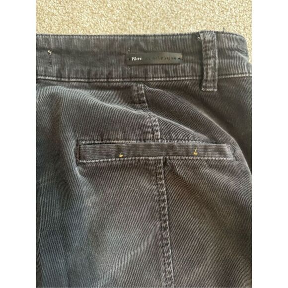 LIKE NEW Pilcro And The Letterpress Stet Corduory Gray Crop Pant - Size 29 - Picture 7 of 8